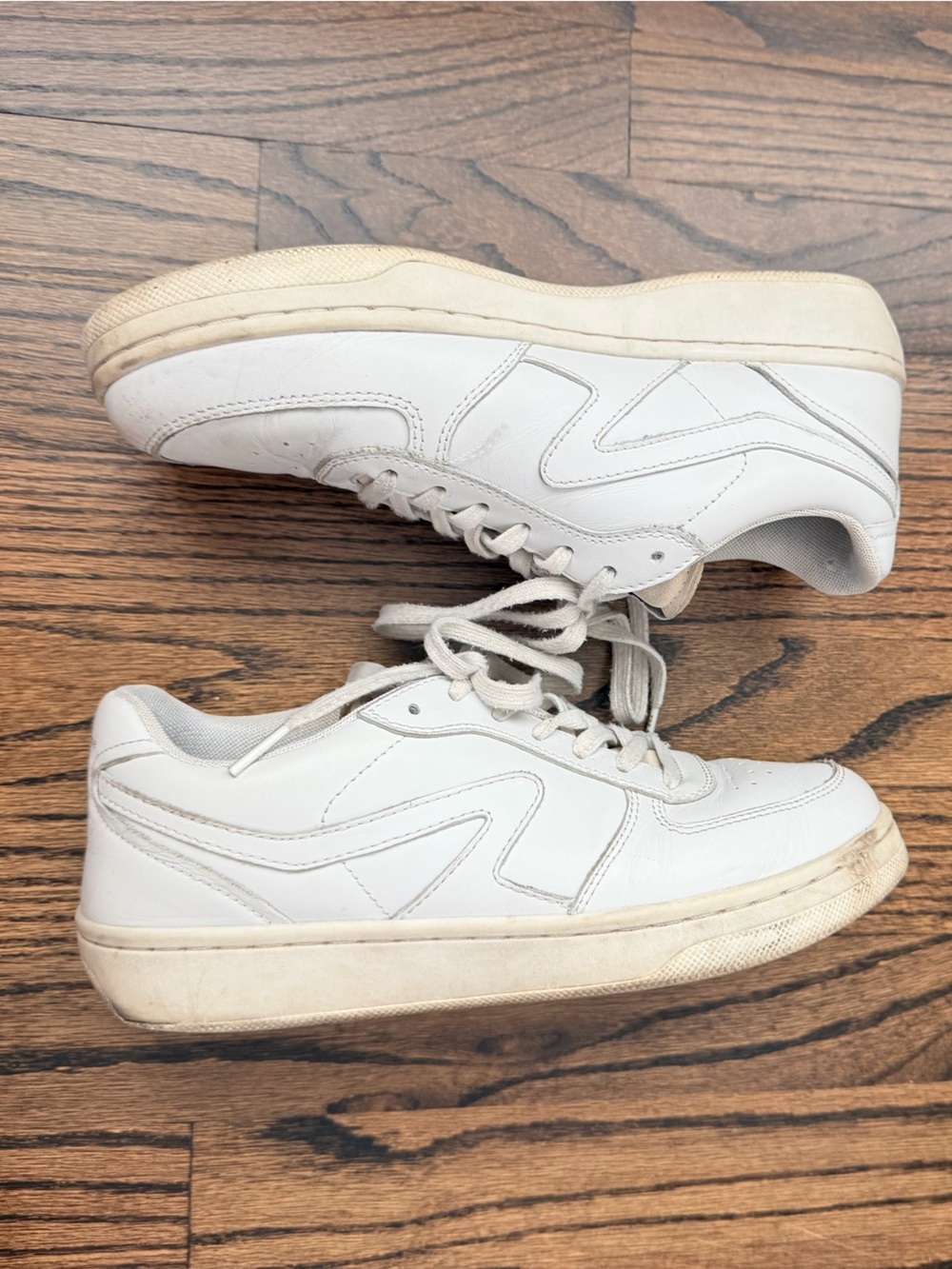 rag & bone White Leather Sneakers - size 39